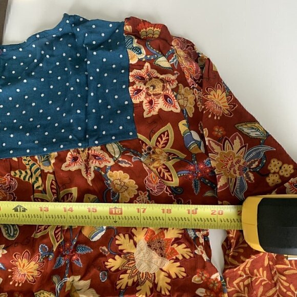 NWT Matilda Jane Woman Fall Garden Mums Blouse, Small - Picture 6 of 9